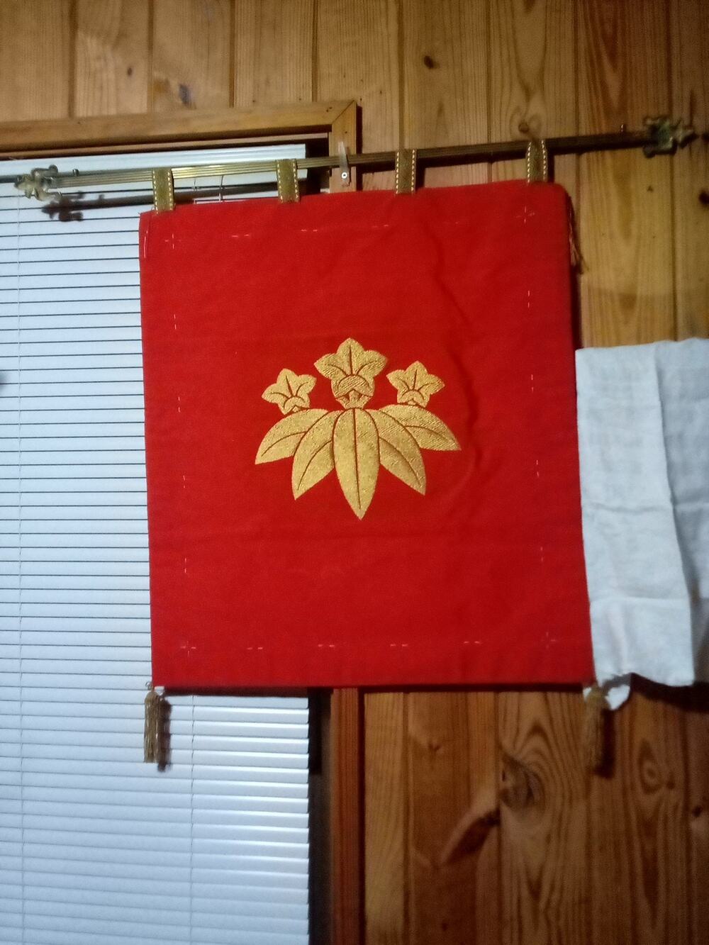 Vintage Japanese Fukusa Ceremonial Cloth/Tapestry Wall Art 28x25